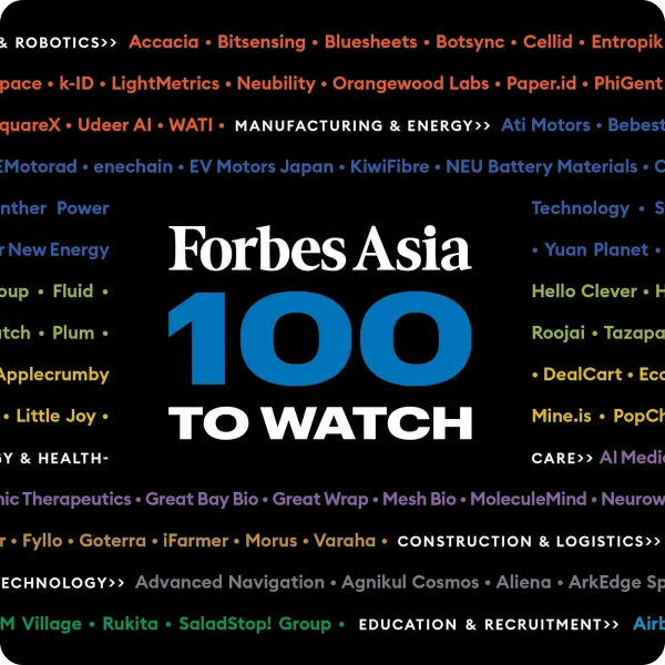 Forbes Asia 100 To Watch